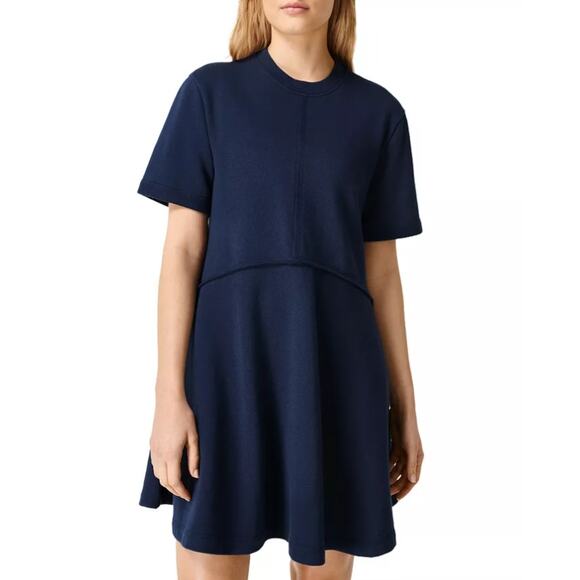 Sweaty Betty Womens 4-6 Navy Revive Mini T Shirt Dress Tennis Athleisure J13-6 - Picture 3 of 6